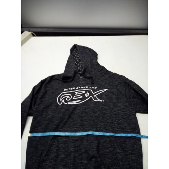 Lone Rock Clothing Men’s Size M Black Hoodie Hooded Sweatshirt Outer Banks NC - Picture 3 of 4